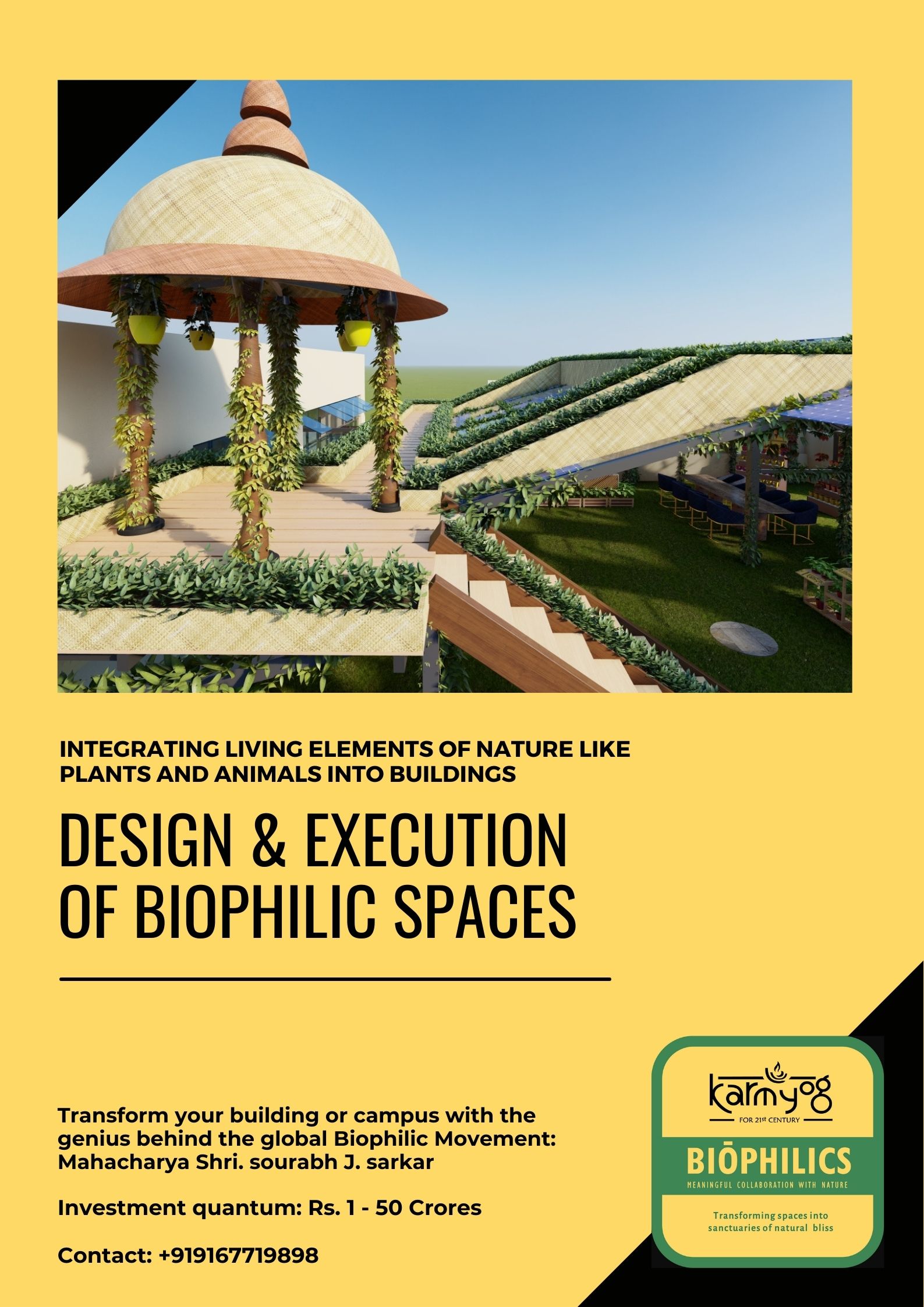 ABID Exhibition poster with domed Palladium concept render